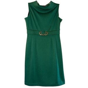 Forest Green Sleeveless Dress